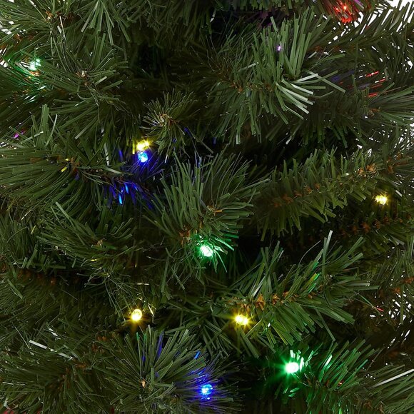 NWT National Tree Company 24" Prelit Christmas Tree 35 Color LED Lights Battery - Picture 5 of 5